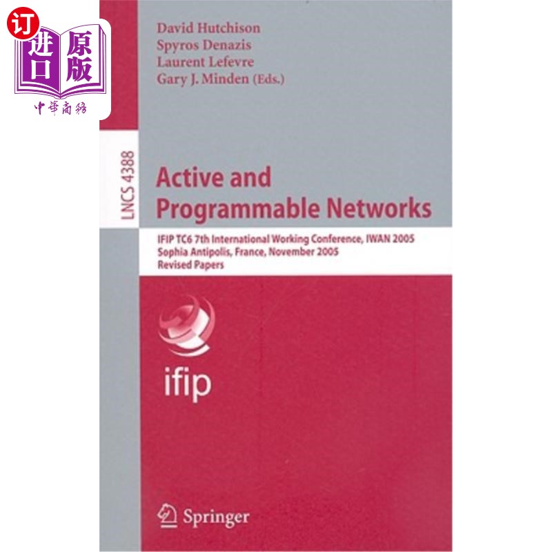 海外直订Active and Programmable Networks 主动和可编程