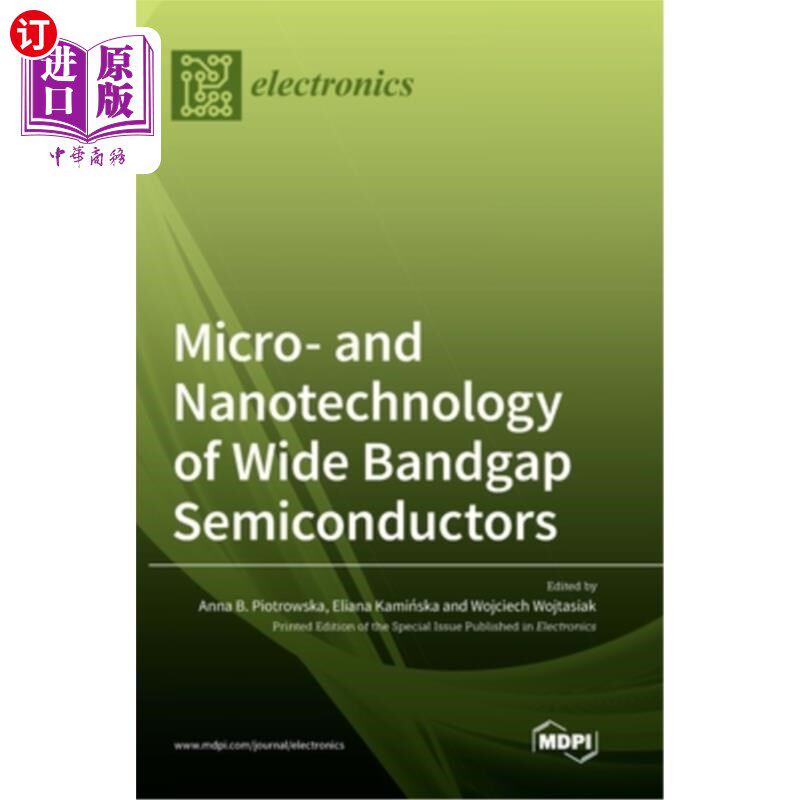 海外直订Micro- and Nanotechnology of Wide Bandgap Semiconductors 宽禁带半导体的微与纳米技术