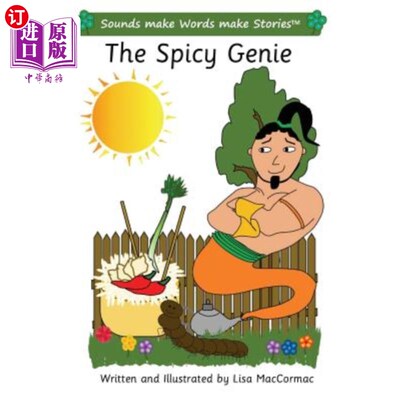 海外直订The Spicy Genie: Sounds make Words make Stories, Entry Level, Series 3, Book 5 辛辣妖怪：声音创造文字创造故