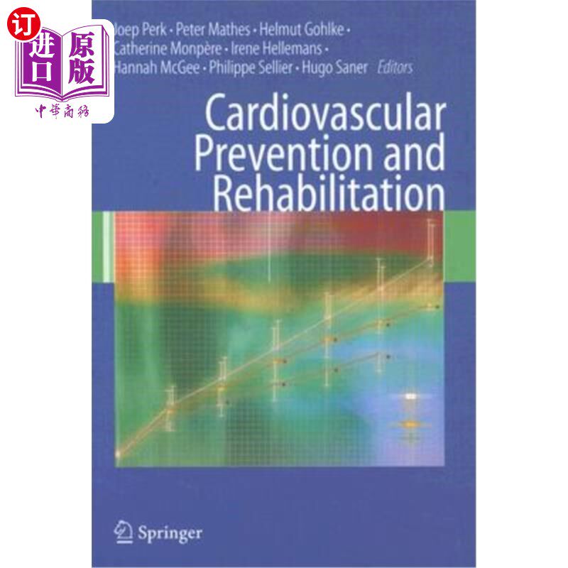 海外直订医药图书Cardiovascular Prevention and Rehabilitation 心血管预防与康复