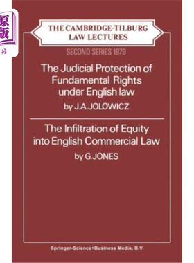 海外直订The Cambridge-Tilburg Law Lectures: Second Series 1979 剑桥蒂尔堡法律讲座：第二辑1979