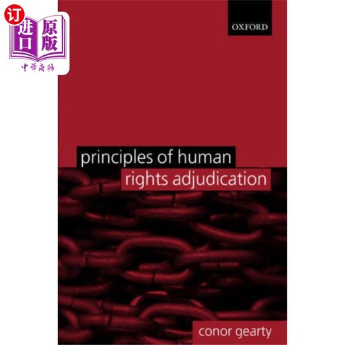 海外直订Principles of Human Rights Adjudication 人权审判原则
