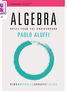 代数 地下笔记 剑桥数学教材系列 英文原版 Algebra Notes from the Underground Paolo Aluffi 数理化 科学【中商原版】