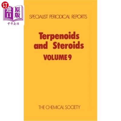 海外直订Terpenoids and Steroids: Volume 9 萜类和类固醇：第9卷
