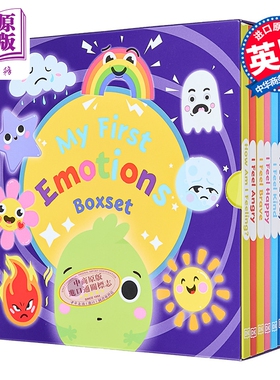 DK启蒙表情包套装 1-9 DK First Emotions collection boxset 1-9 英文原版 儿童情绪学习绘本 亲子共读 进口童书【中商原版?