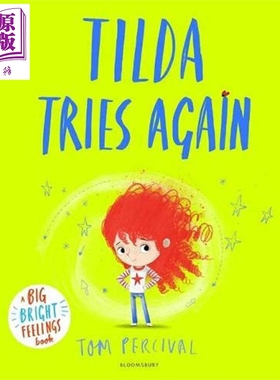 Tom Percival Tilda Tries Again 儿童情绪管理 再努力吧提尔达 英文原版进口图书 儿童品格培育绘本 亲子读物【中商原版】