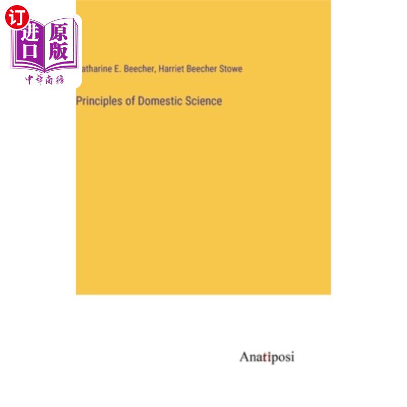 海外直订Principles of Domestic Science 家政科学原理