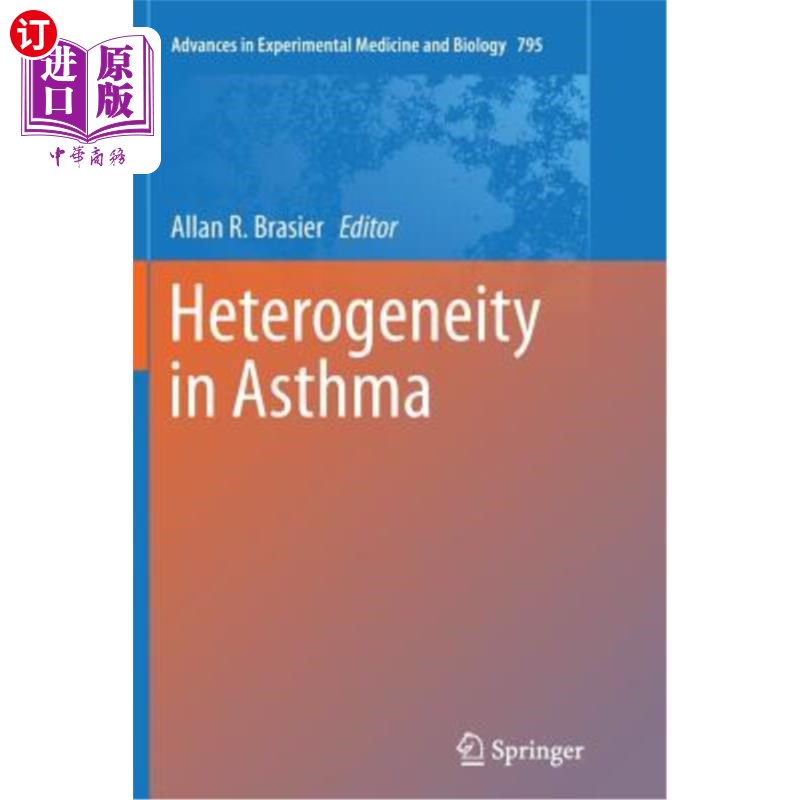 海外直订医药图书Heterogeneity in Asthma 哮喘的异质性
