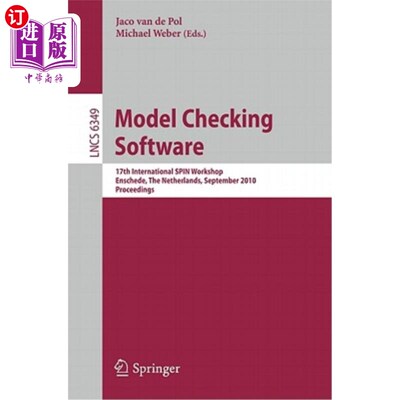 海外直订Model Checking Software: 17th International SPIN Workshop, Enschede, the Netherl 模型检查软件：201
