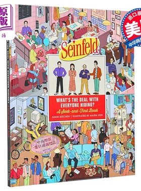宋飞正传寻找和发现游戏书 25周年纪念版 Seinfeld Whats Deal with Everyone Hiding 英文原版 Adam Beechen【中商原版】