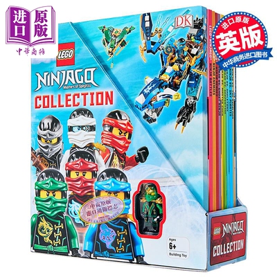 预售 Lego Ninjago Masters of Spinjitzu Collection 10 books 乐高忍者人物设定全解10册 英文原版进口故事图画书【中商原版】