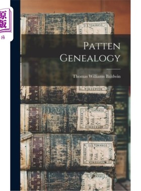 海外直订Patten Genealogy 彭定康家谱