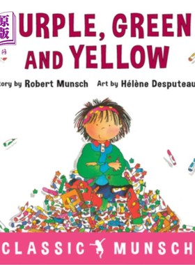 海外直订Purple, Green and Yellow 紫色、绿色和黄色