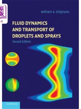 海外直订Fluid Dynamics and Transport of Droplets and Sprays 液滴和喷雾的流体动力学和输运