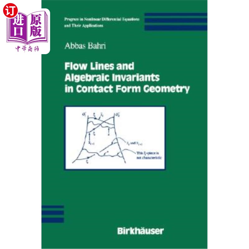 海外直订Flow Lines and Algebraic Invariants in Contact Form Geometry 接触几何中的流线与代数不变量
