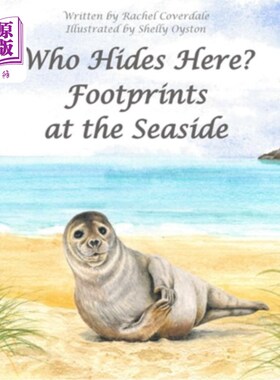 海外直订Who Hides Here? Footprints at the Seaside 谁藏在这里?海边的脚印