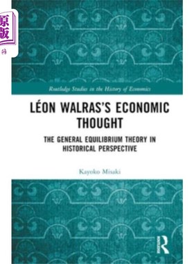 海外直订Leon Walras’s Economic Thought 莱昂·瓦尔拉斯的《经济思想