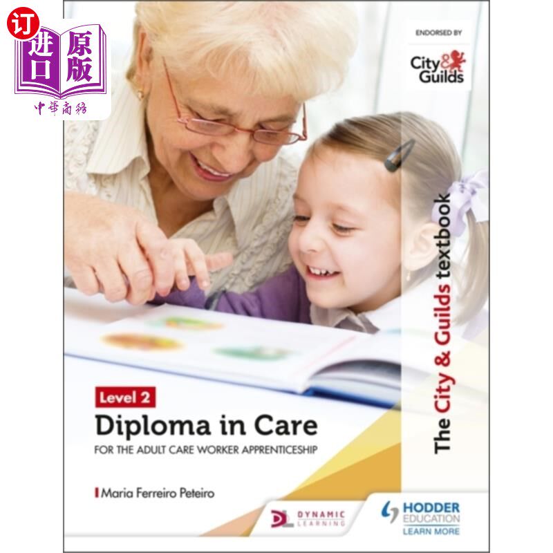 海外直订City & Guilds Textbook Level 2 Diploma in Care f... 城市和行会教科书二级文凭护理成人护理工作者学徒