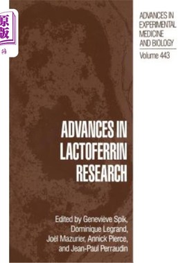 海外直订Advances in Lactoferrin Research 乳铁蛋白研究进展