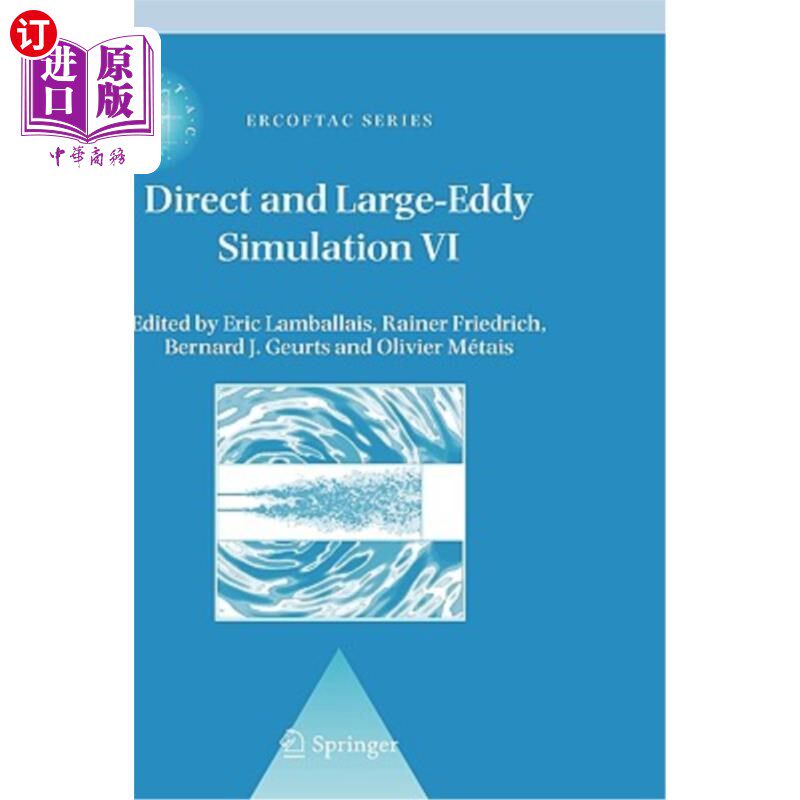 海外直订Direct and Large-Eddy Simulation VI: Proceedings of the Sixth International ERCO 直接和大涡模拟VI：第六届ER