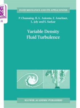 海外直订Variable Density Fluid Turbulence 变密度流体湍流