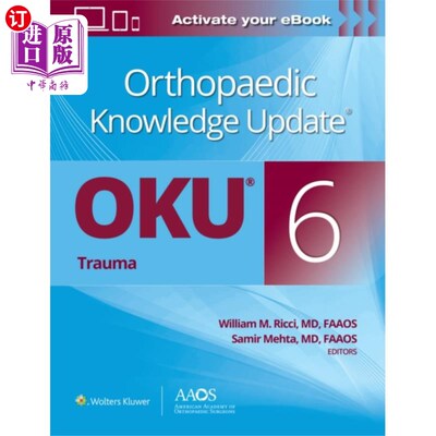 海外直订医药图书Orthopaedic Knowledge Update (R): Trauma 骨科知识更新(R):创伤