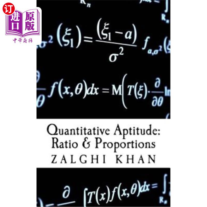 海外直订Quantitative Aptitude: Ratio & Proportionality: Exposition, Formulas & Tricks 定量能力：比率与比例：说明、