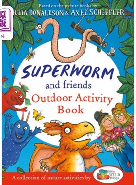 海外直订Superworm and Friends Outdoor Activity Book (Lit... 超级蠕虫和朋友户外活动手册(小野生动物)