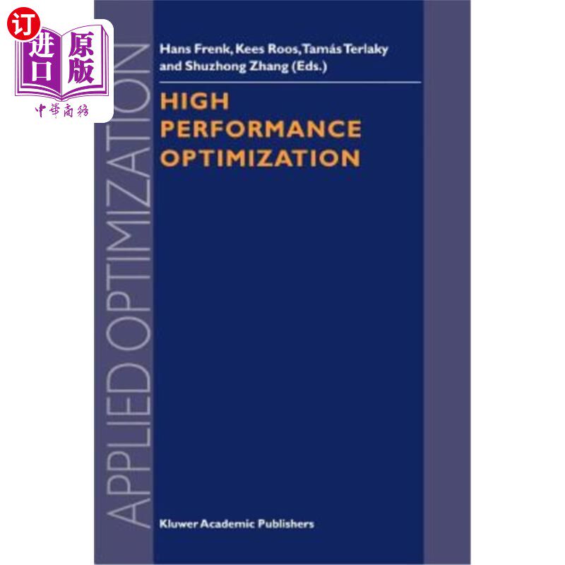 海外直订High Performance Optimization 高性能优化