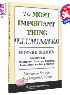 预售 投资重要的事 The Most Important Thing Illuminated 英文原版 Howard Marks【中商原版】