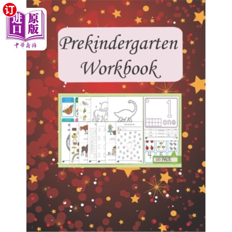 海外直订Prekindergarten Workbook: Prekindergarten Workbooks Scholastic, With Fun Sheets  学前班工作手册:学前班工作