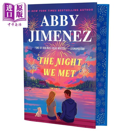 艾比希门尼斯 我们相遇的那晚 刷边版 英文原版 The Night We Met Abby Jimenez 北美晋江文学爱情小说言情小说 都市爱情小说