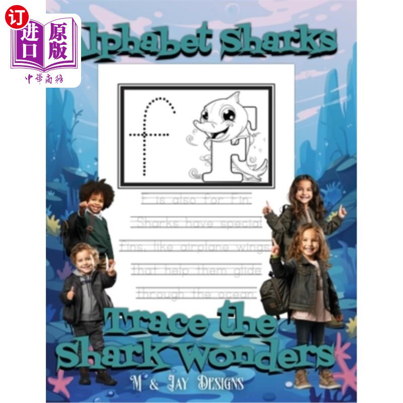 海外直订Underwater Alphabets 水下字母
