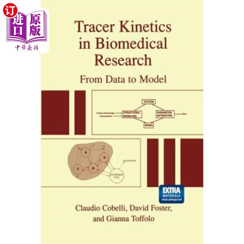 海外直订医药图书Tracer Kinetics in Biomedical Research: From Data to Model 生物医学研究中的示踪动力学：从数据到模型
