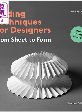 Folding Techniques for Designers Second Edition 进口艺术 给设计师的折叠技巧 laurence king【中商原版】