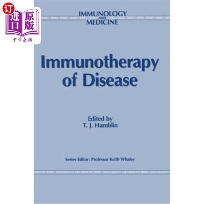 海外直订医药图书Immunotherapy of Disease 疾病免疫治疗