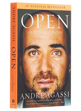 预售 网 Open 阿加西自传 英语原版 英文原版 豆瓣阅读 An Autobiography Andre Agassi 安德烈 阿加西 【中商原版】