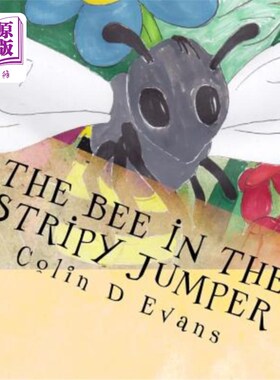 海外直订The bee in the stripy jumper 穿条纹毛衣的蜜蜂