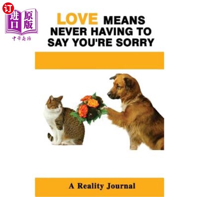 海外直订Love Means Never Having To Say You're Sorry 爱意味着永远不必说对不起