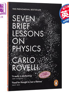 【中商原版】物理学中的七条简论 英文原版 英文版 Seven Brief Lessons on Physics 进口图书 畅销科普读物