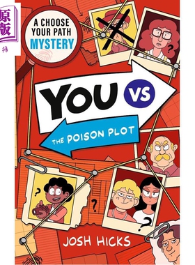 预售 你 VS 毒药阴谋 互动冒险游戏 9 12岁 英文原版 YOU VS The Poison Plot Josh Hicks【中商原版】