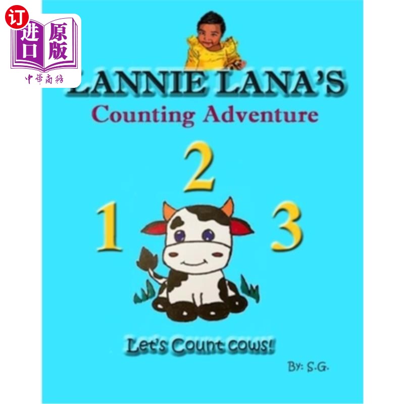 海外直订Lannie Lana's Counting Adventure Let's Count Cows! Lannie Lana的计数冒险让我们数数奶牛！