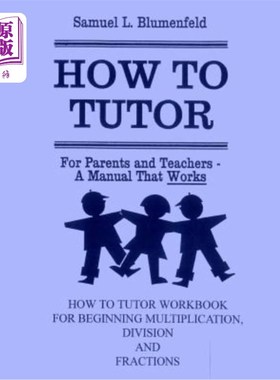 海外直订How to Tutor Workbook for Multiplication, Division and Fractions 如何指导乘法、除法和分数练习册