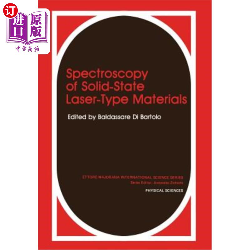 海外直订Spectroscopy of Solid-State Laser-Type Materials 固体激光材料的光谱学