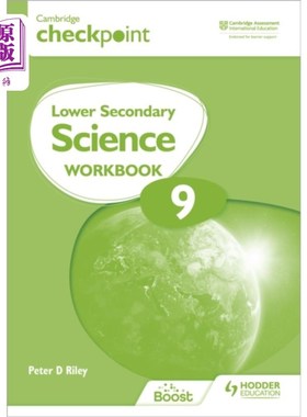 海外直订Cambridge Checkpoint Lower Secondary Science Wor... 剑桥检查点初中科学练习册9