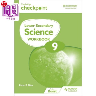 海外直订Cambridge Checkpoint Lower Secondary Science Wor... 剑桥检查点初中科学练习册9