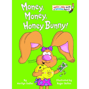 现货 Money, Money, Honey Bunny! 长耳兔 守财的兔子 英文原版 进口原版 2岁到5岁 精装 儿童图画书 Marilyn Sadler【中商原版】