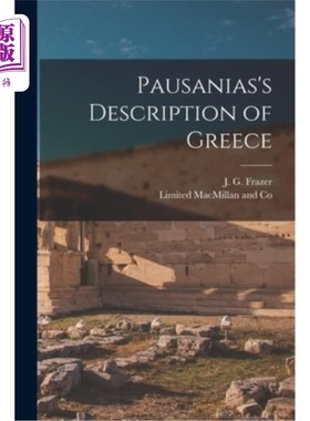 海外直订Pausanias's Description of Greece 包萨尼亚的《希腊描述