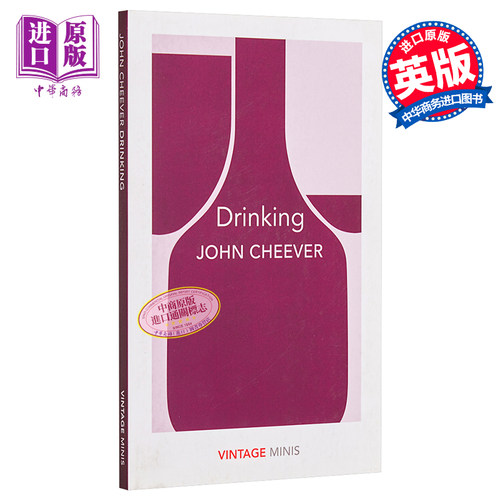 【中商原版】喝 Vintage迷你系列 英文原版 Drinking John Cheever 英语小说文学读物 Vintage Minis