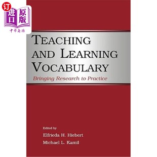 海外直订Teaching and Learning Vocabulary: Bringing Research to Practice 词汇的教学与学习:将研究带入实践